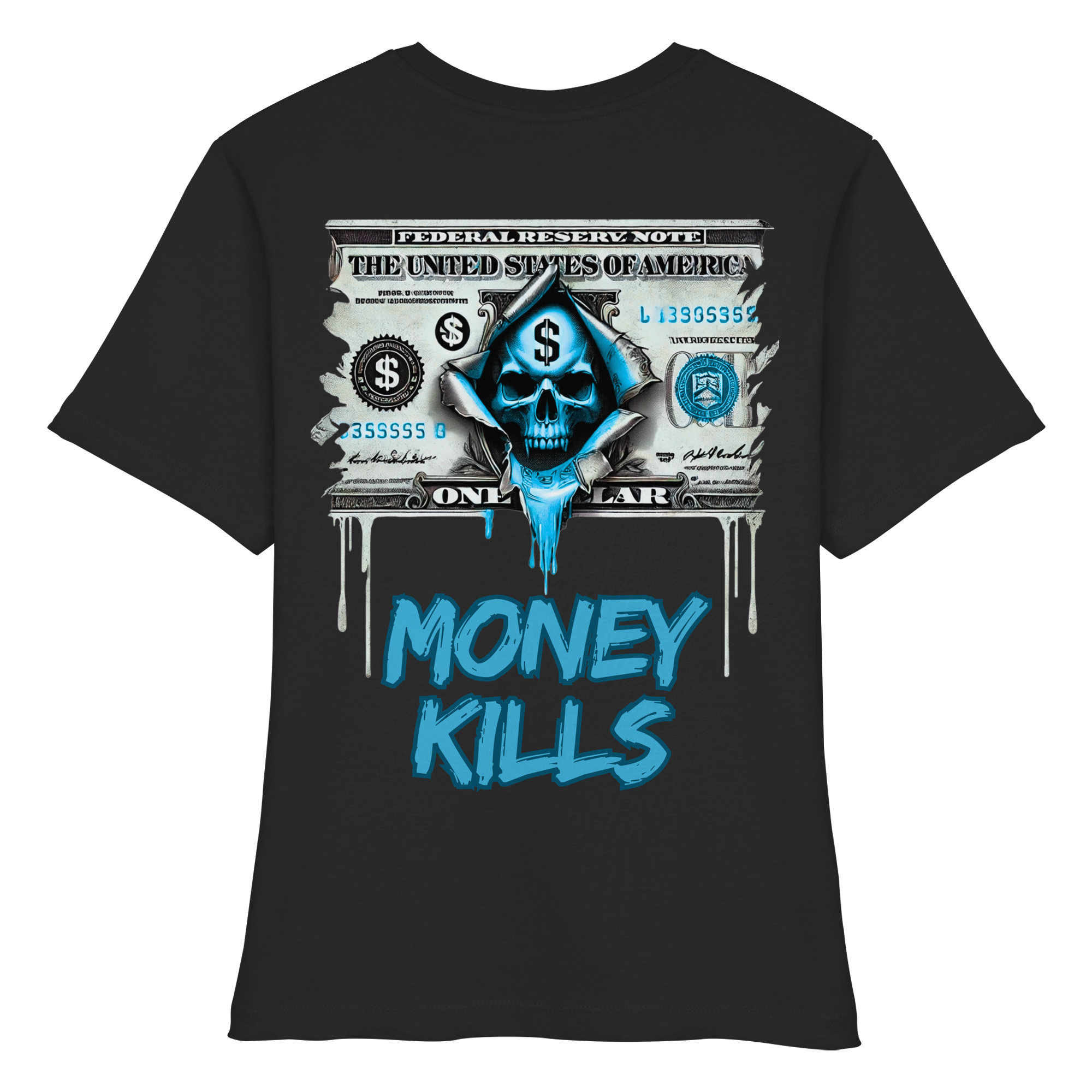 Money Kills - Fitted Ladies Organic Shirt