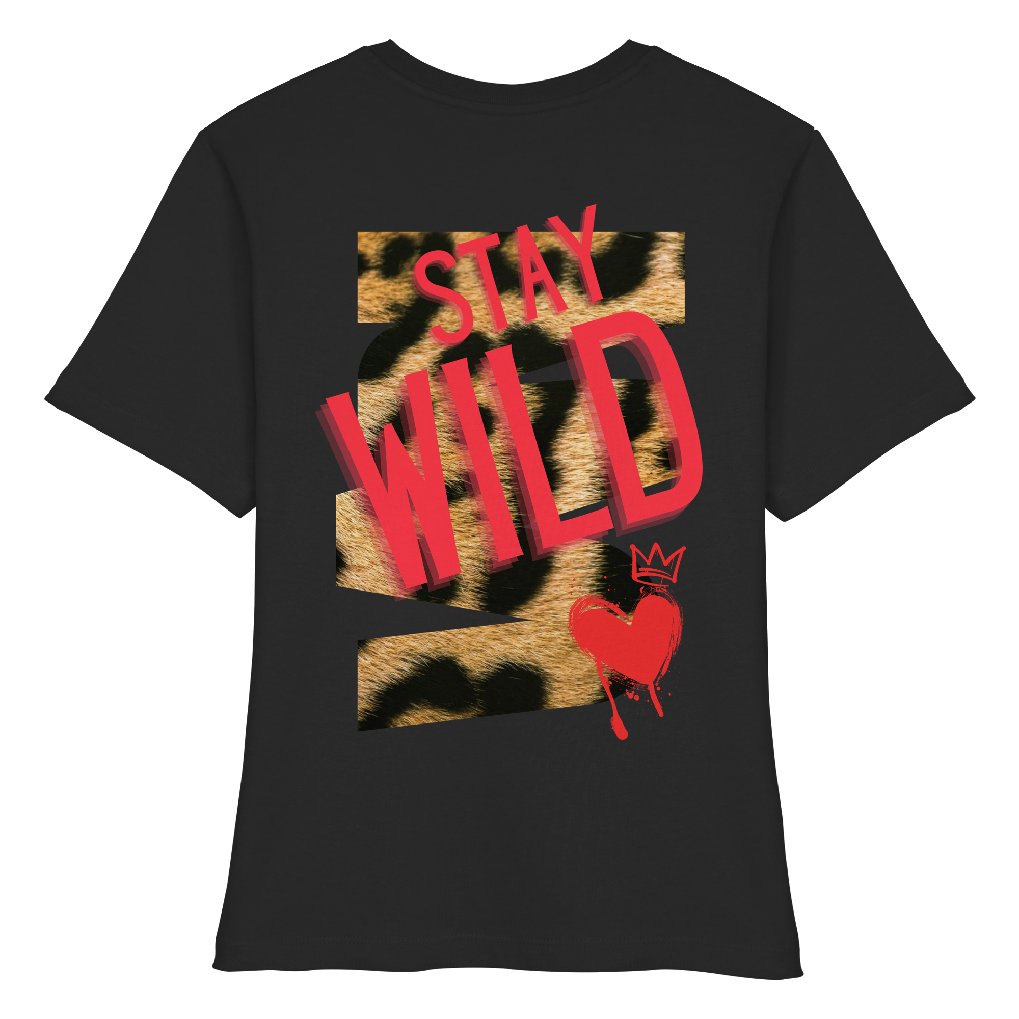 Stay Wild - Fitted Ladies Organic Shirt