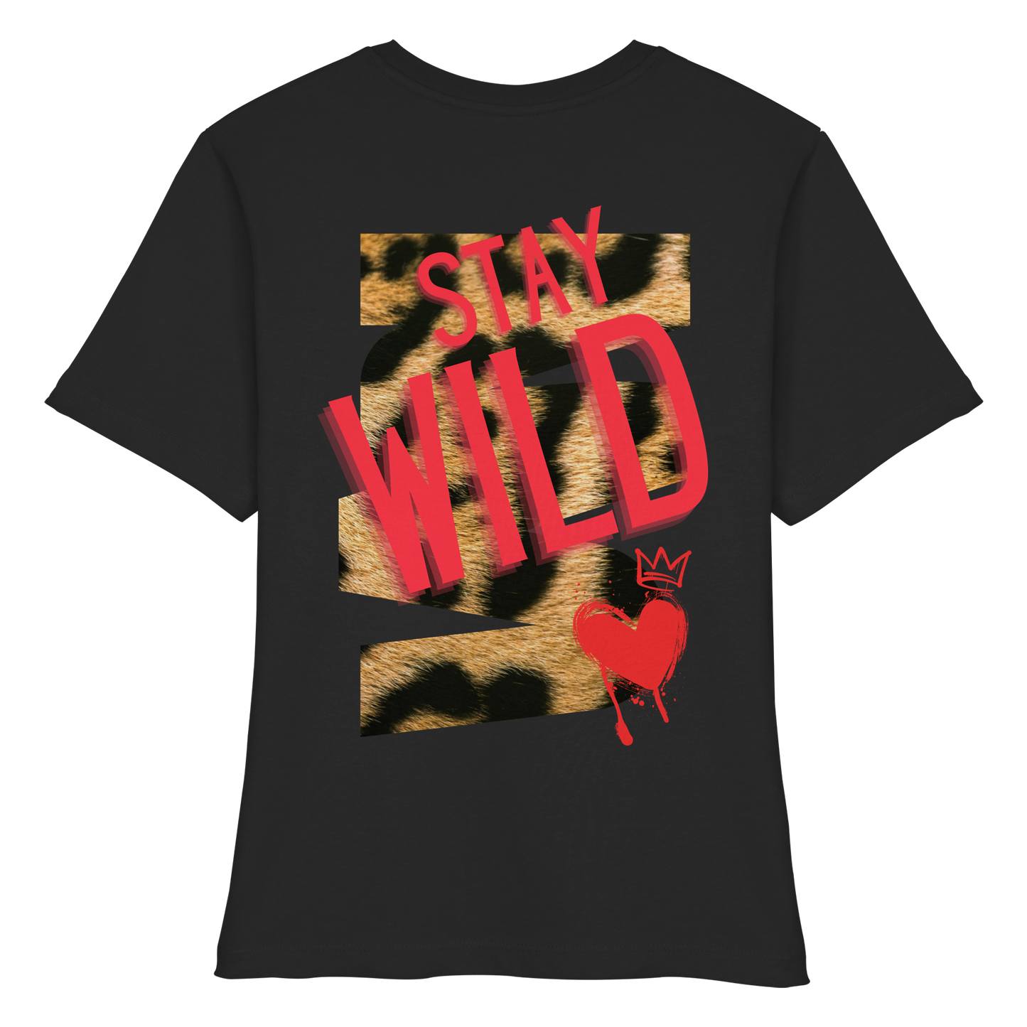 Stay Wild - Fitted Ladies Organic Shirt