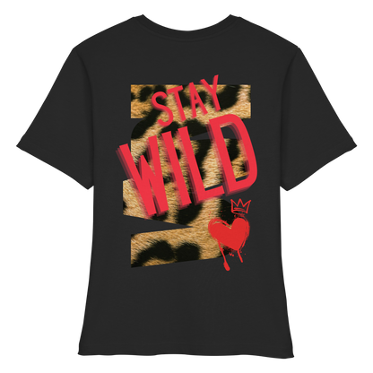 Stay Wild - Fitted Ladies Organic Shirt