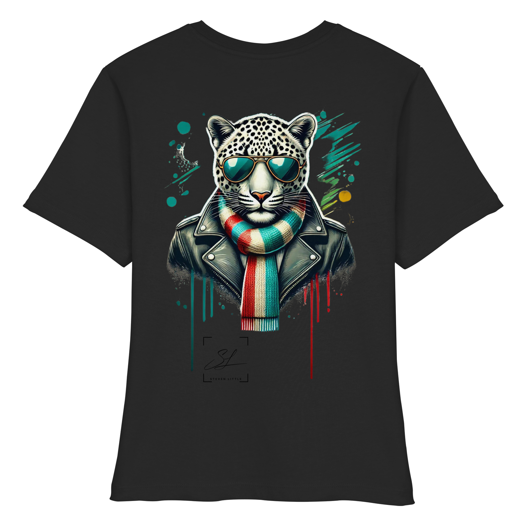 Urban Leopard - Fitted Ladies Organic Shirt