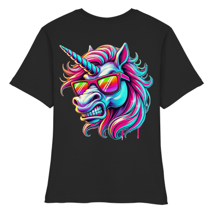 Funky Unicorn - Fitted Ladies Organic Shirt
