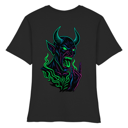 Neon Hellfire - Fitted Ladies Organic Shirt