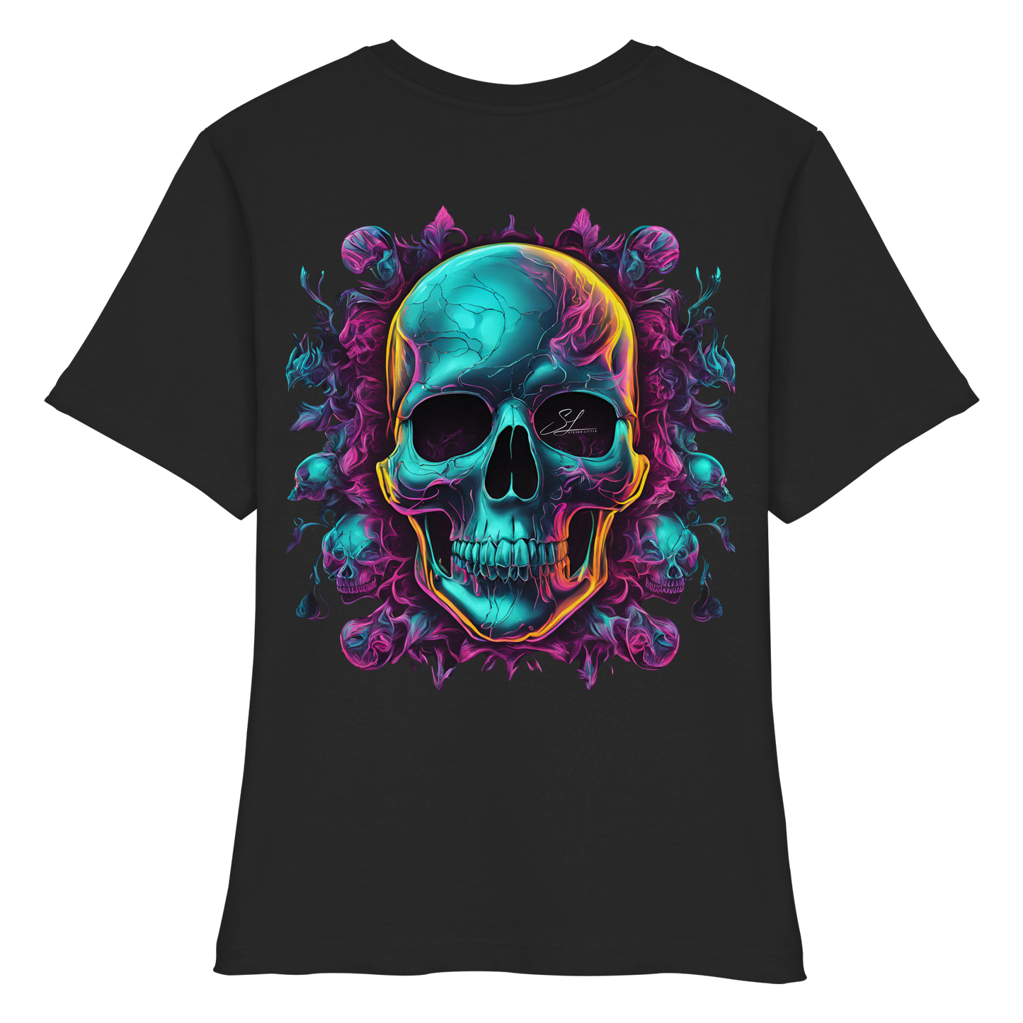 Galactic Skull - Fitted Ladies Organic Shirt