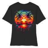 Tropical Sunset - Fitted Ladies Organic Shirt