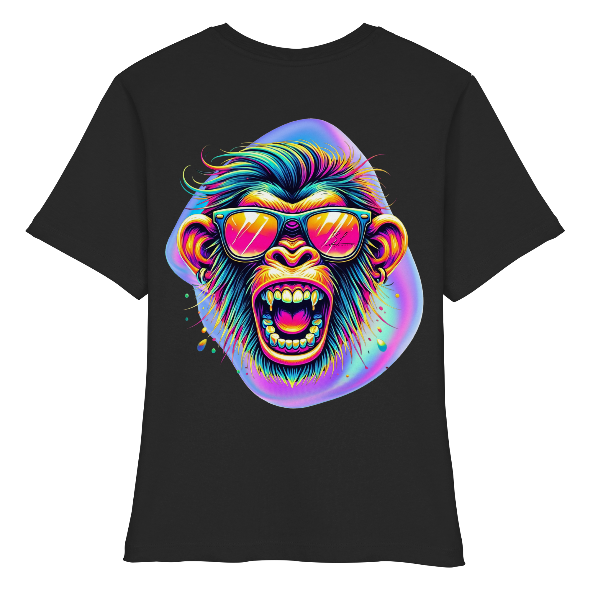 Crazy Chimp - Chemise bio ajustée pour femme