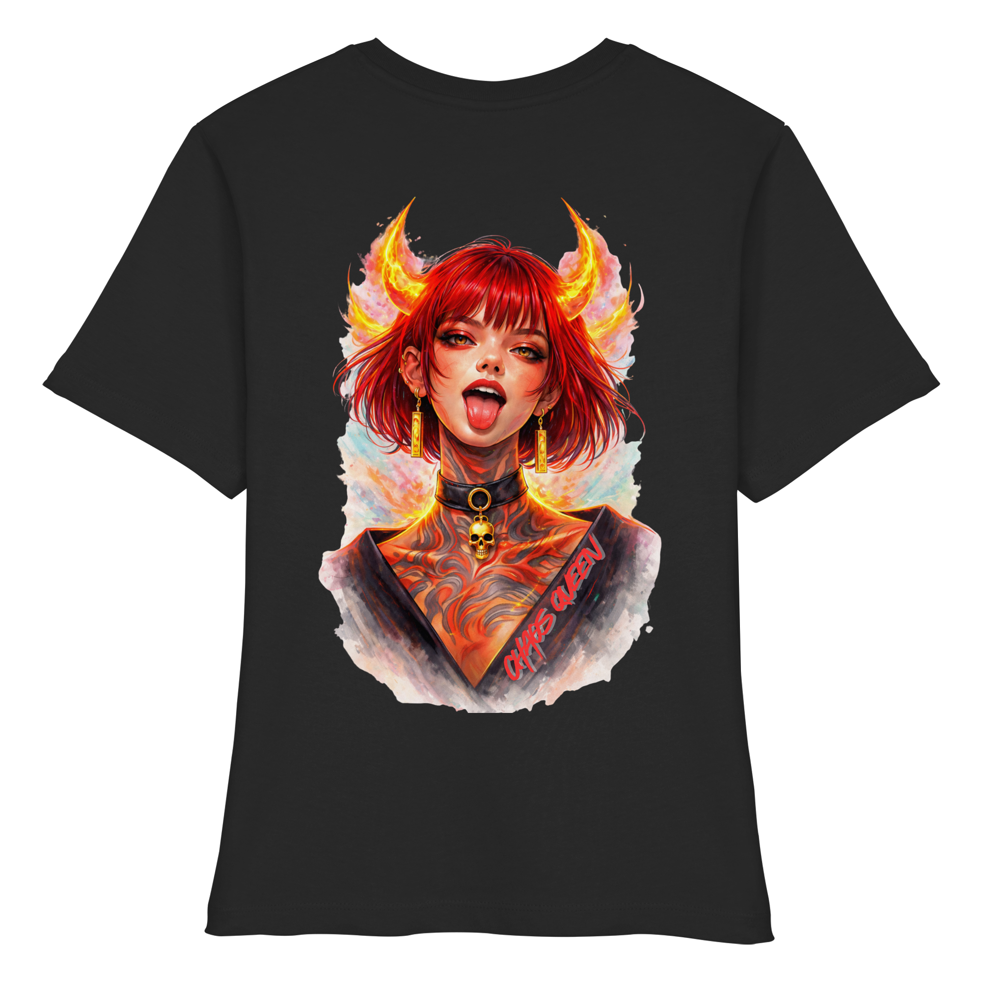 Chaos Queen - Fitted Ladies Organic Shirt
