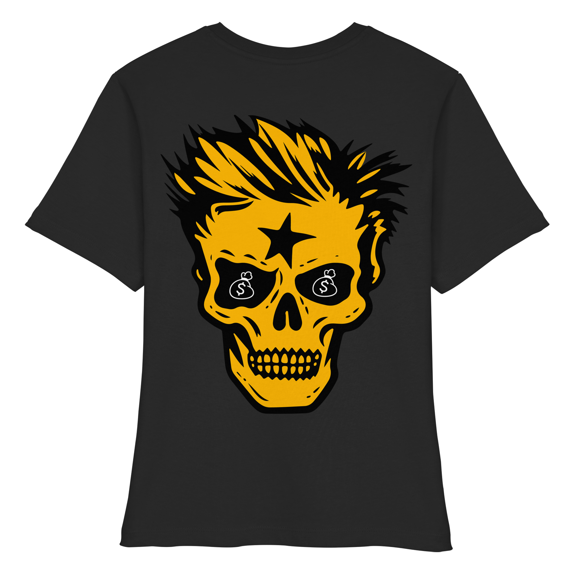 Golden Skull - Fitted Ladies Organic Shirt