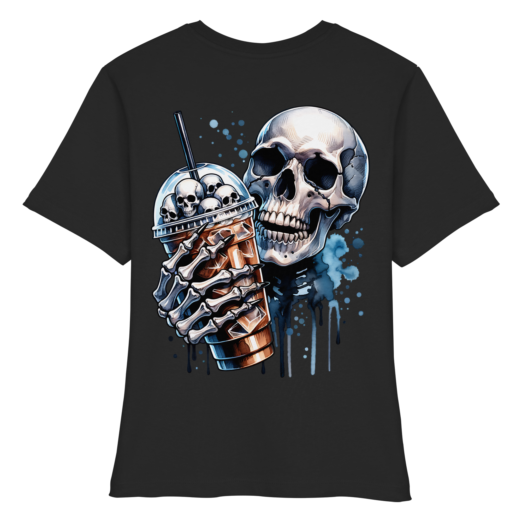 Chill Skull - Fitted Ladies Organic Shirt
