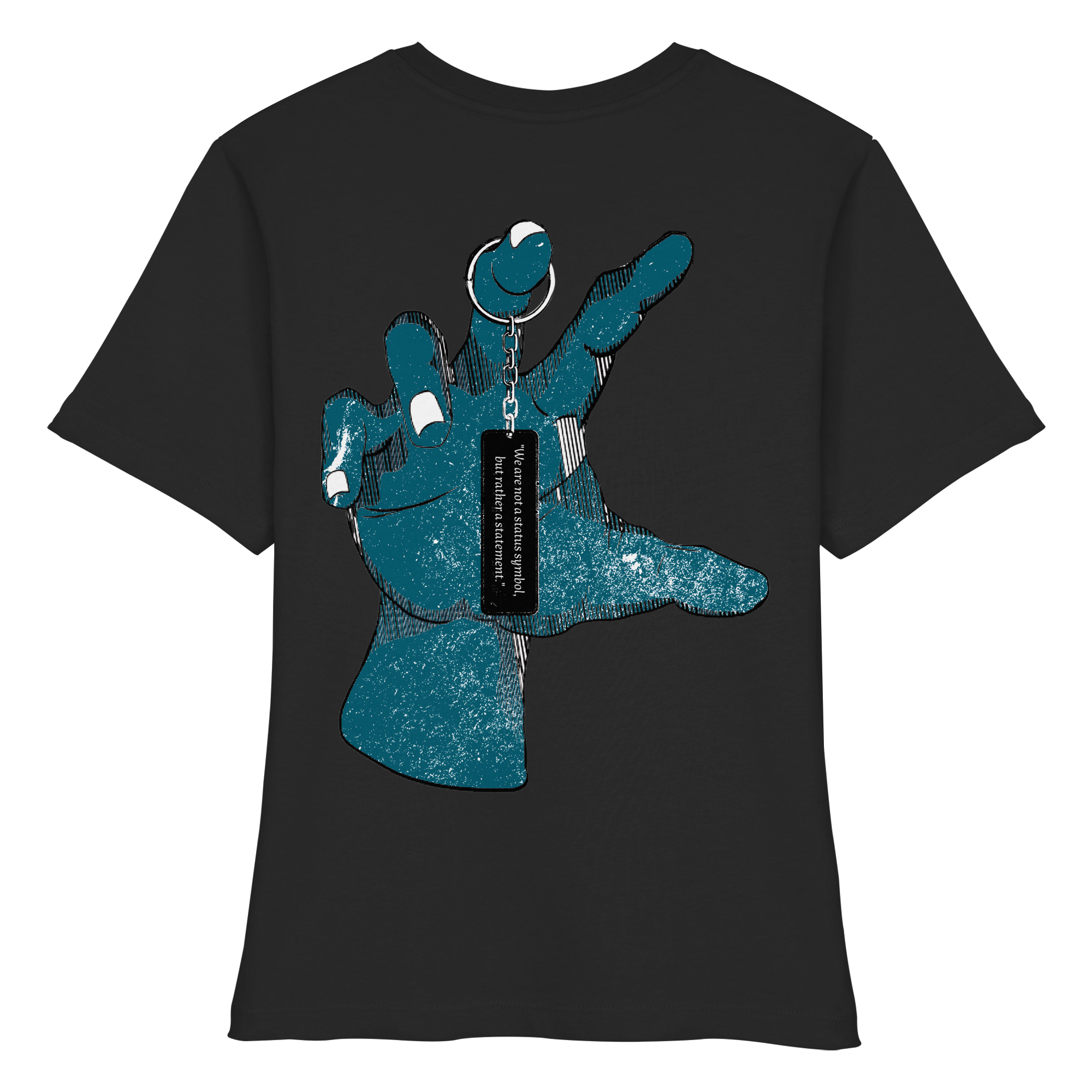 Déclaration à la main - Chemise bio ajustée pour femme