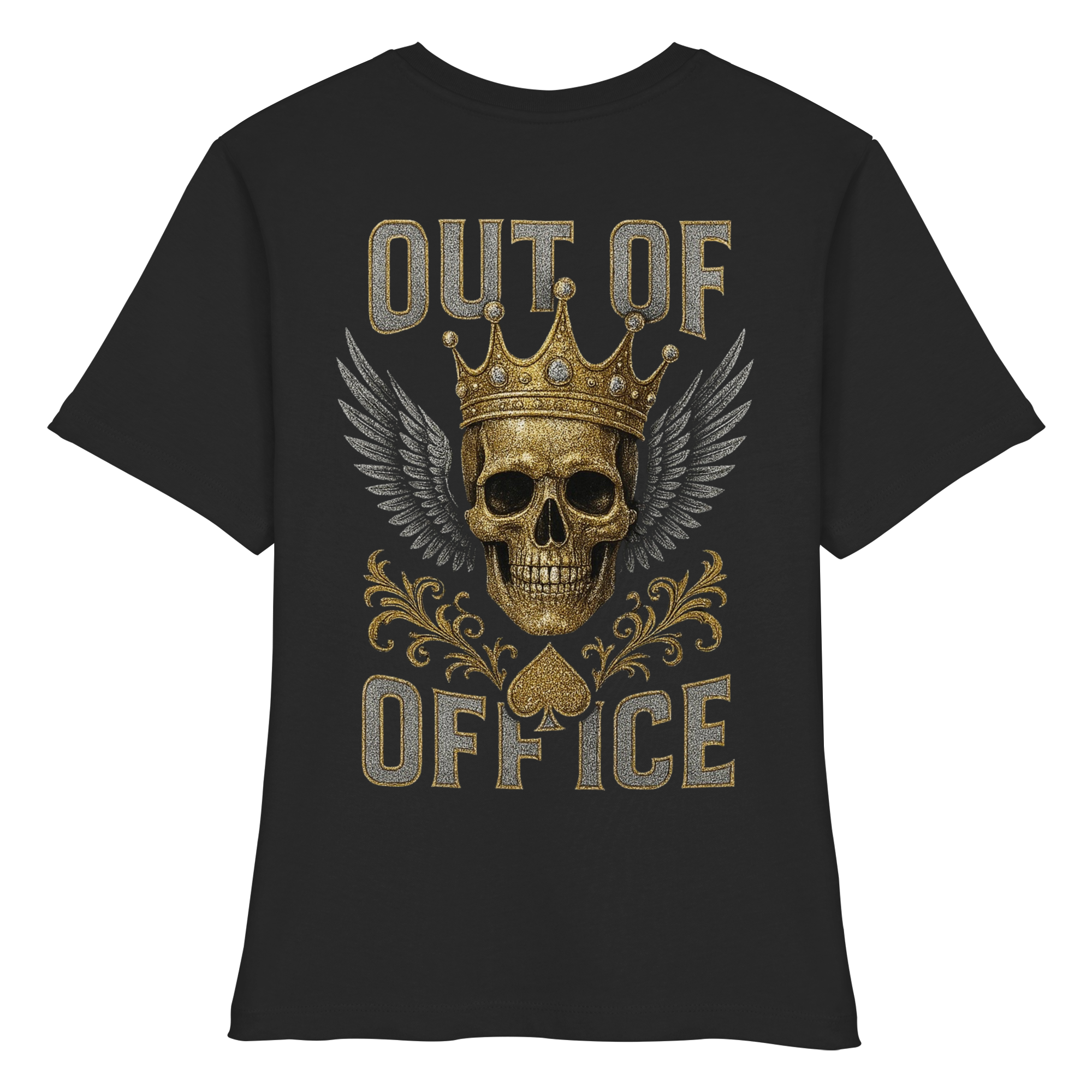 King out of Office - Fitted Ladies Organic Shirt