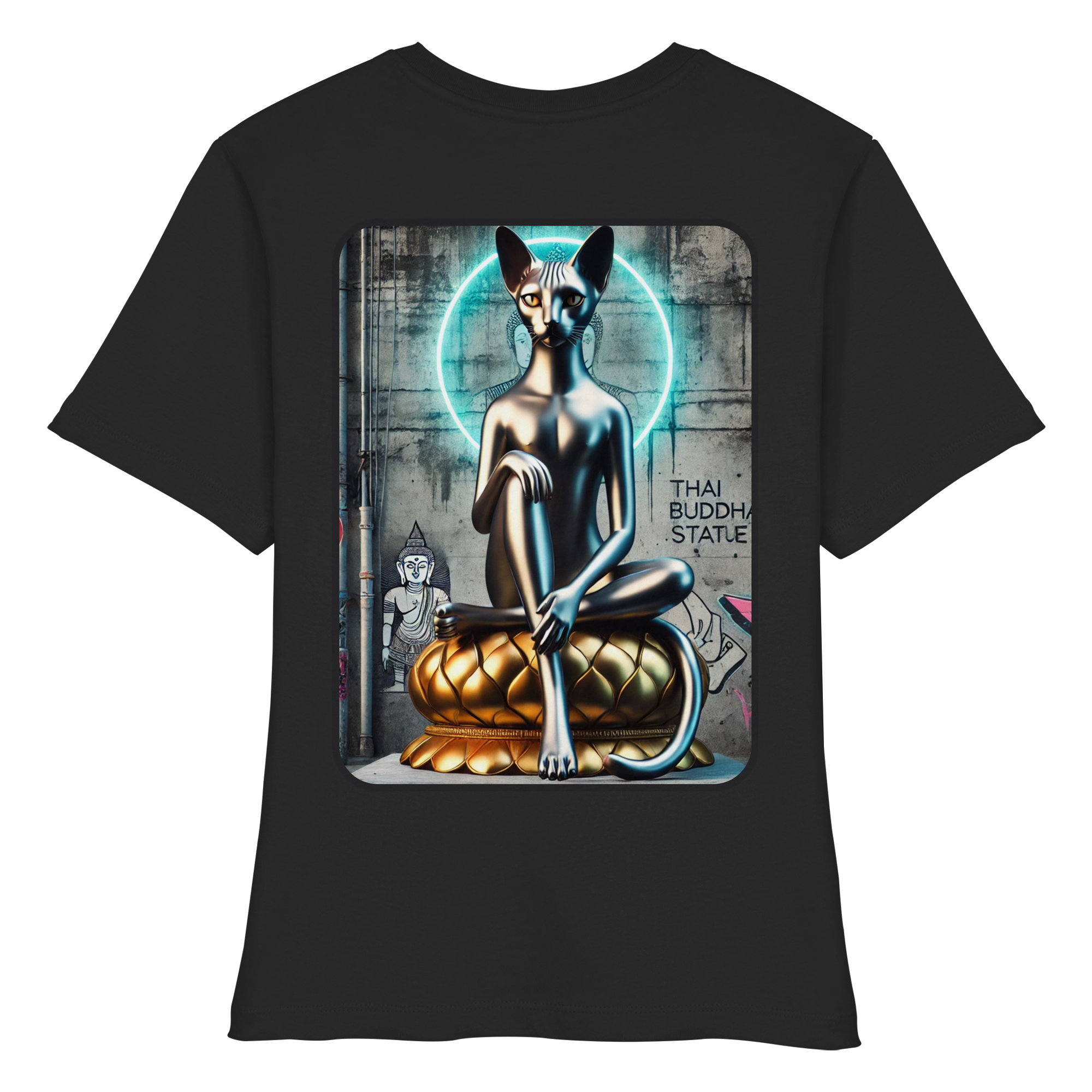 Mystic Cat - Fitted Ladies Organic Shirt