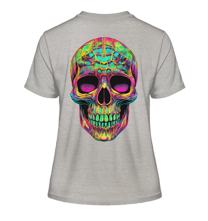 Psychedelic Skull - Fitted Ladies Organic Shirt