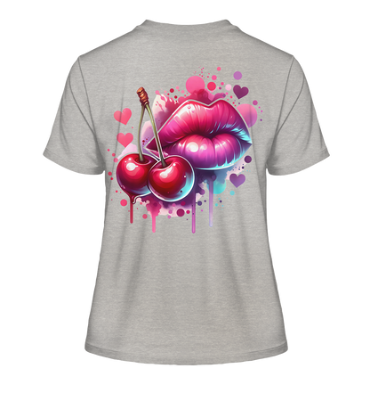 Cherry Kiss - Fitted Ladies Organic Shirt