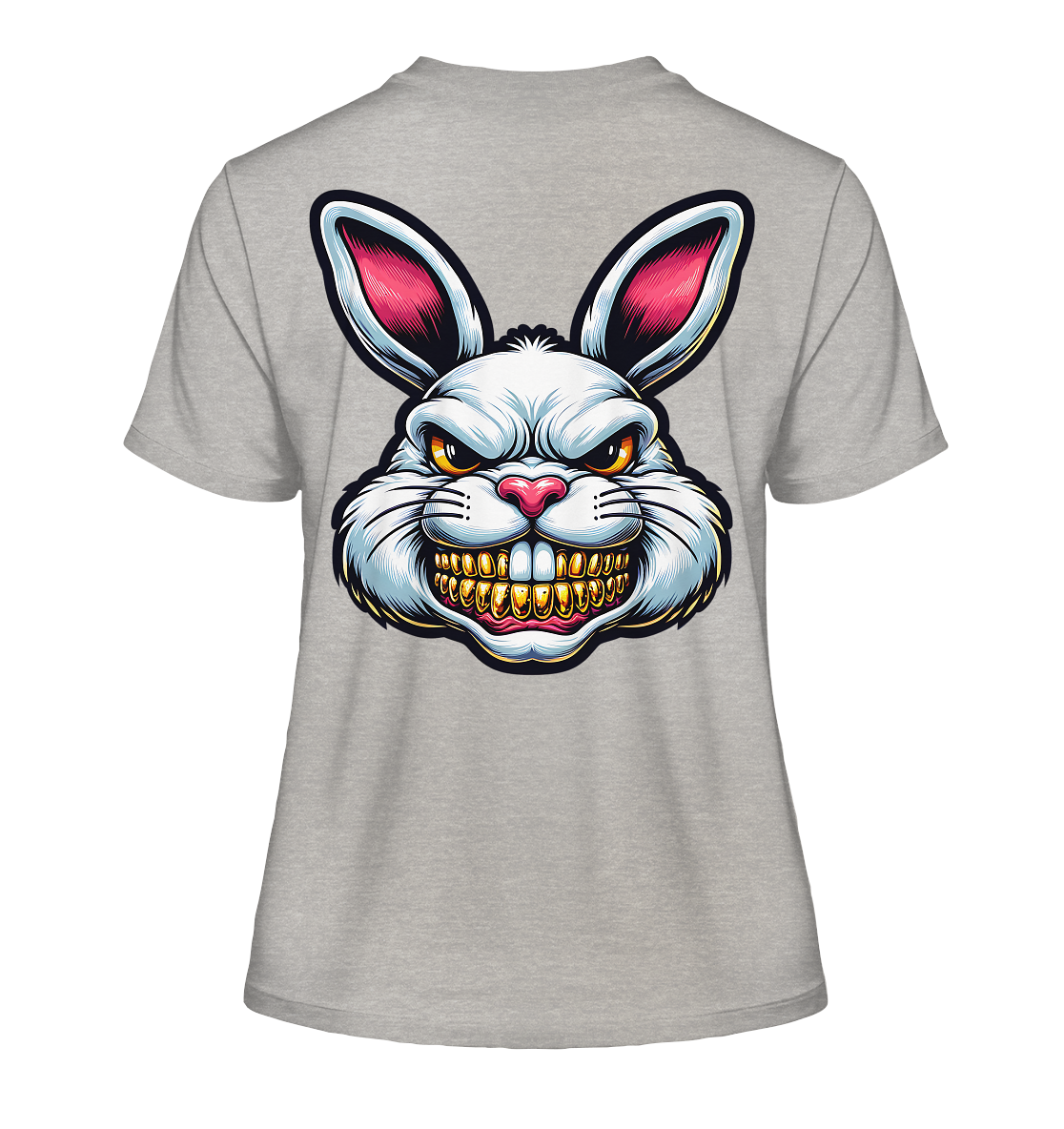 ToothBunny Terror - Fitted Ladies Organic Shirt