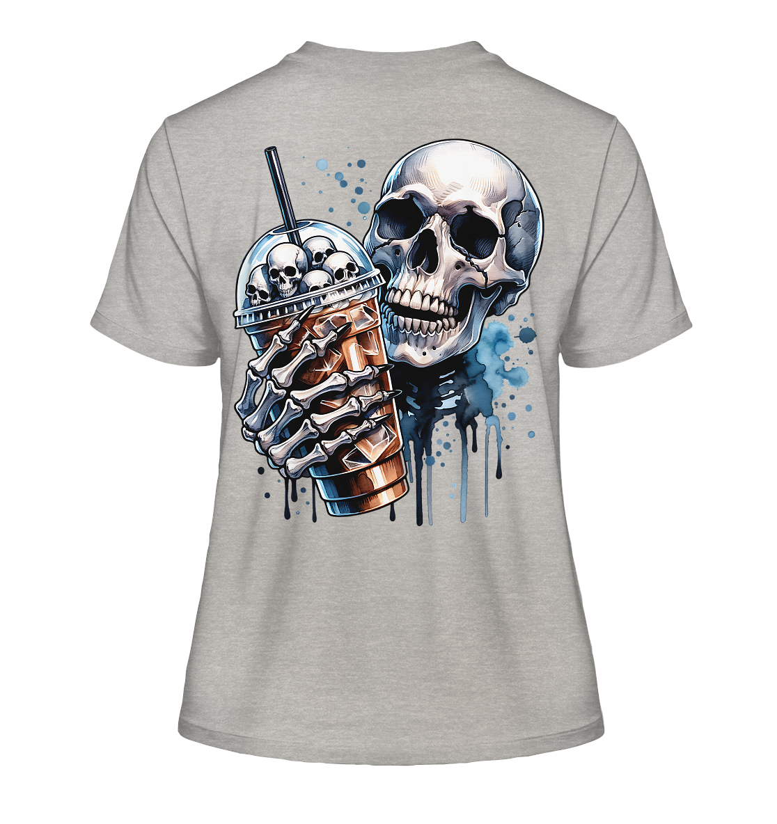 Chill Skull - Fitted Ladies Organic Shirt