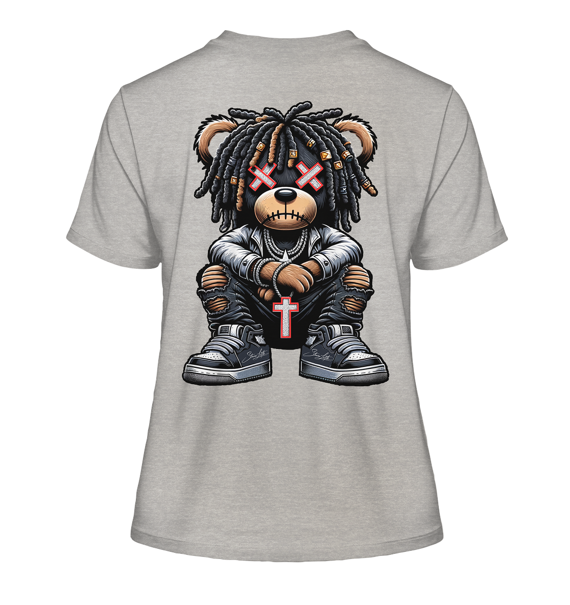Badass Teddy - Fitted Organic Shirt