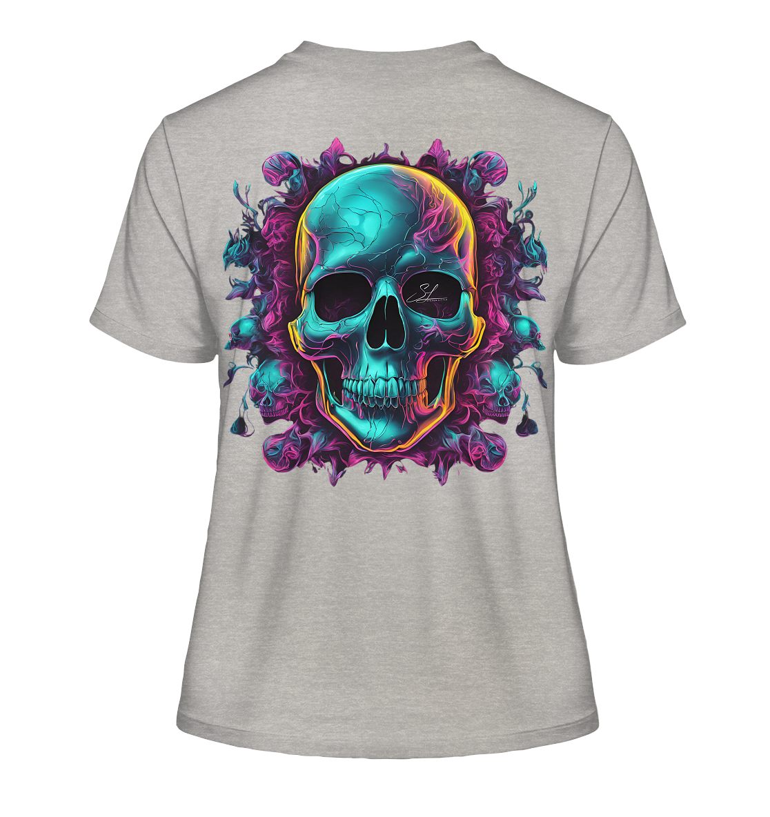 Galactic Skull - Fitted Ladies Organic Shirt