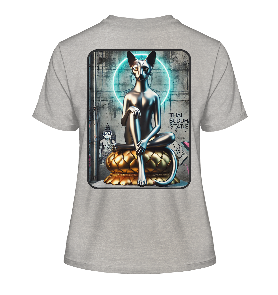 Mystic Cat - Fitted Ladies Organic Shirt