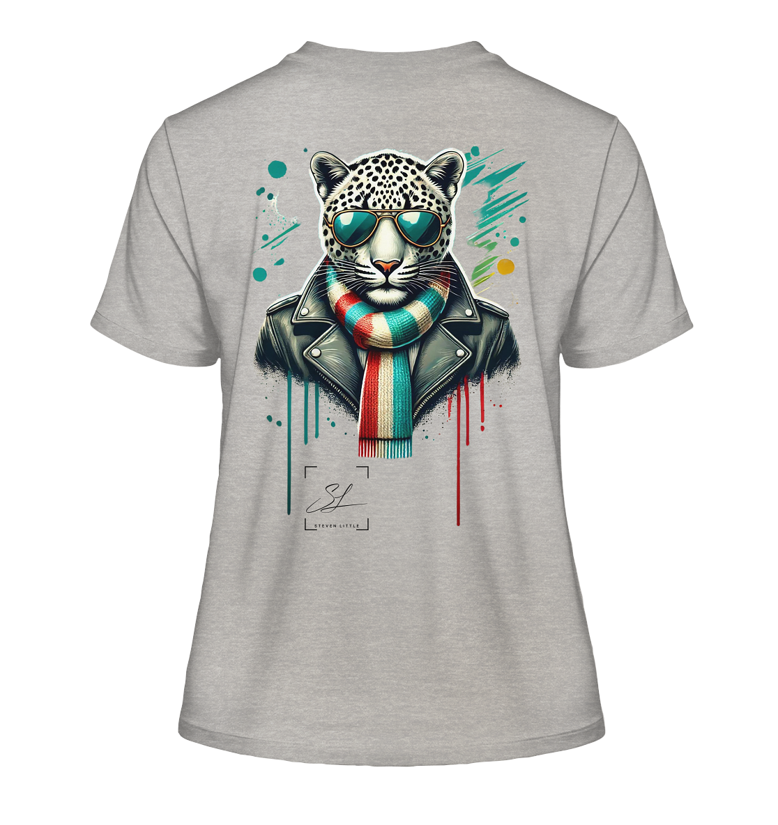 Urban Leopard - Fitted Ladies Organic Shirt