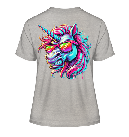 Funky Unicorn - Fitted Ladies Organic Shirt
