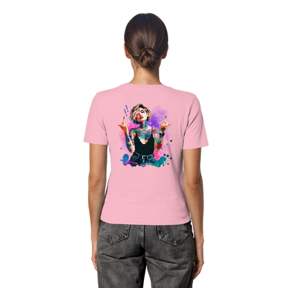 Rebel Rose - Fitted Ladies Organic Shirt