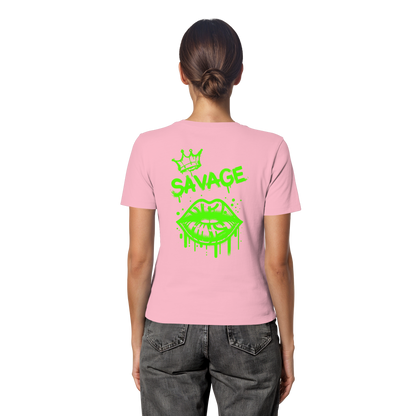 Kiss of Attitude - Fitted Ladies Organic Shirt