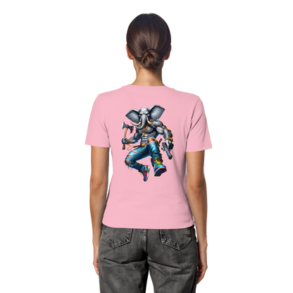 Elephant Warrior - Fitted Ladies Organic Shirt
