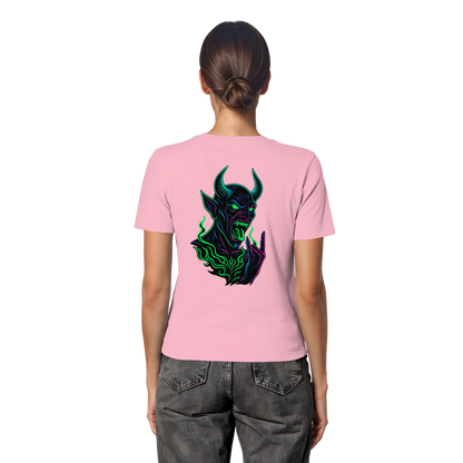 Neon Hellfire - Fitted Ladies Organic Shirt