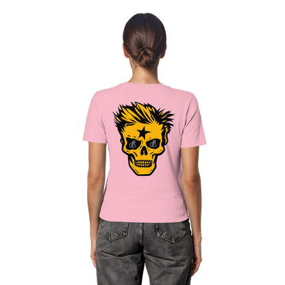 Golden Skull - Fitted Ladies Organic Shirt