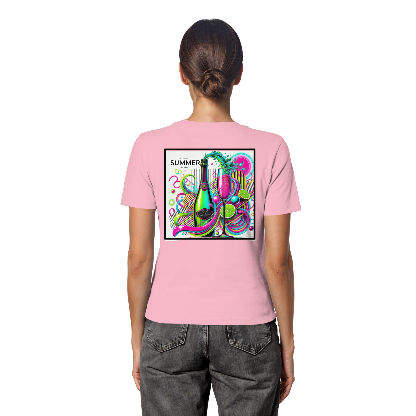 Neon Fresh - Fitted Ladies Organic Shirt