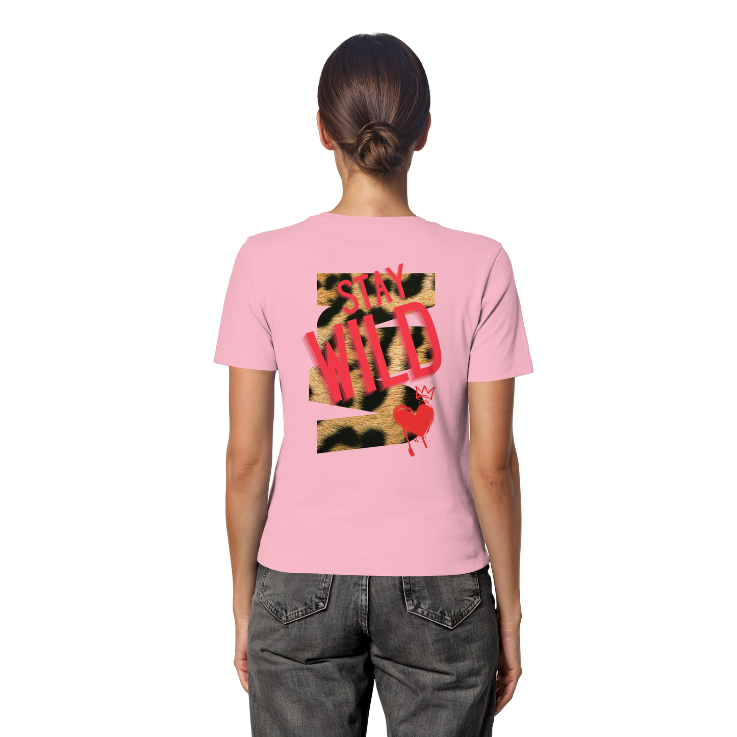 Stay Wild - Fitted Ladies Organic Shirt
