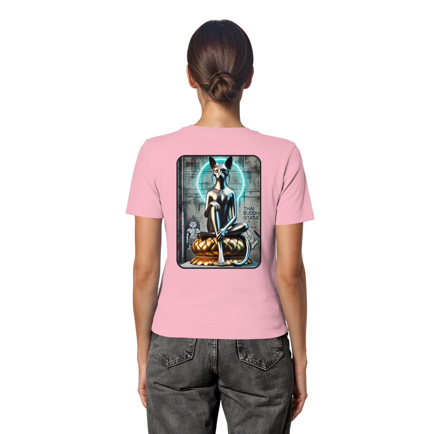 Mystic Cat - Fitted Ladies Organic Shirt