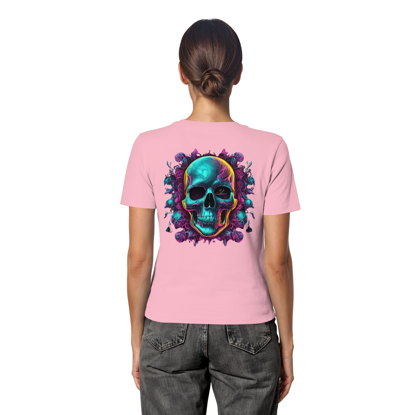 Galactic Skull - Fitted Ladies Organic Shirt