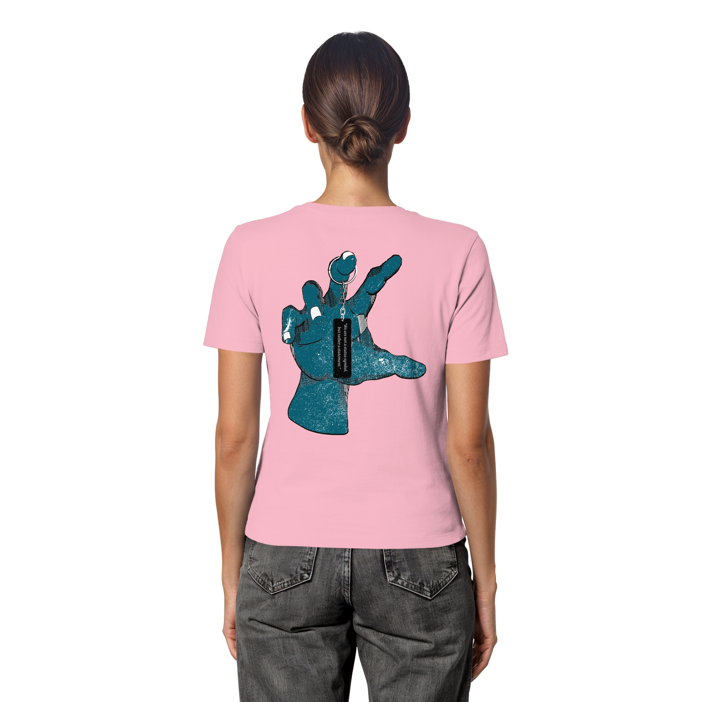 Statement Hand - Fitted Ladies Organic Shirt