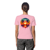 Tropical Sunset - Fitted Ladies Organic Shirt