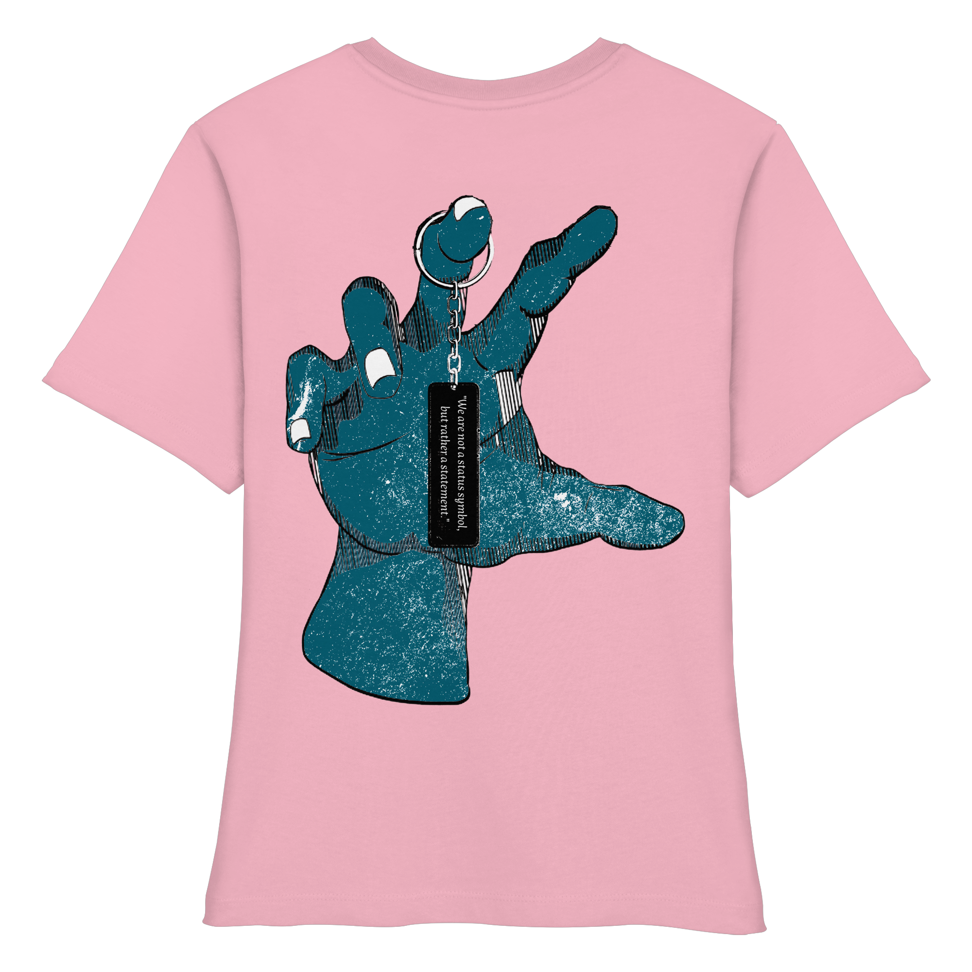 Déclaration à la main - Chemise bio ajustée pour femme