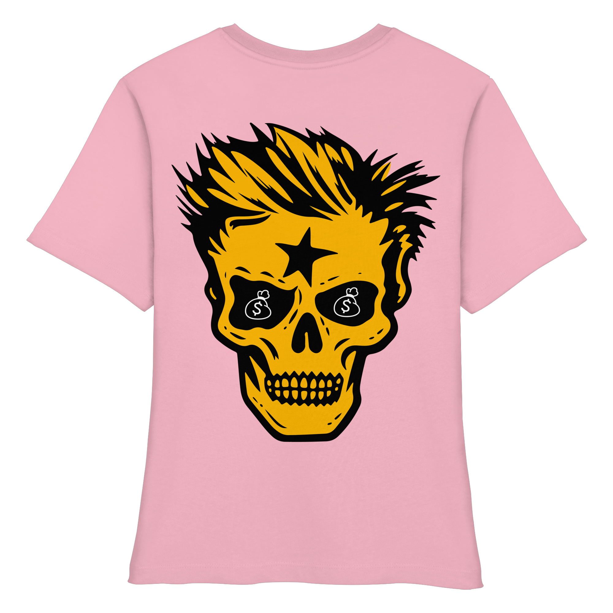 Golden Skull - Fitted Ladies Organic Shirt