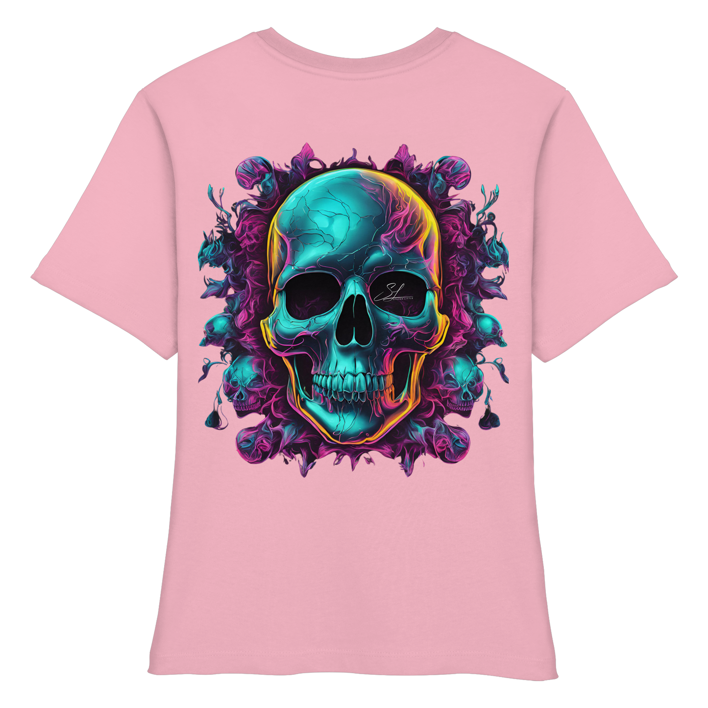 Galactic Skull - Fitted Ladies Organic Shirt