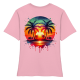 Tropical Sunset - Fitted Ladies Organic Shirt