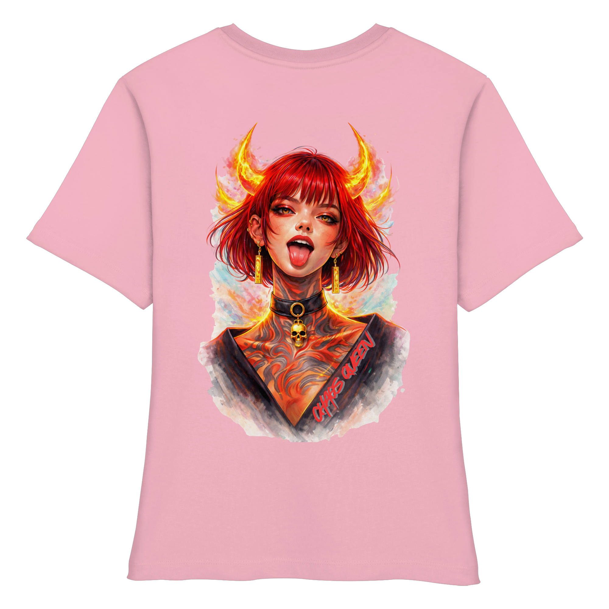 Chaos Queen - Fitted Ladies Organic Shirt