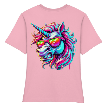 Funky Unicorn - Fitted Ladies Organic Shirt