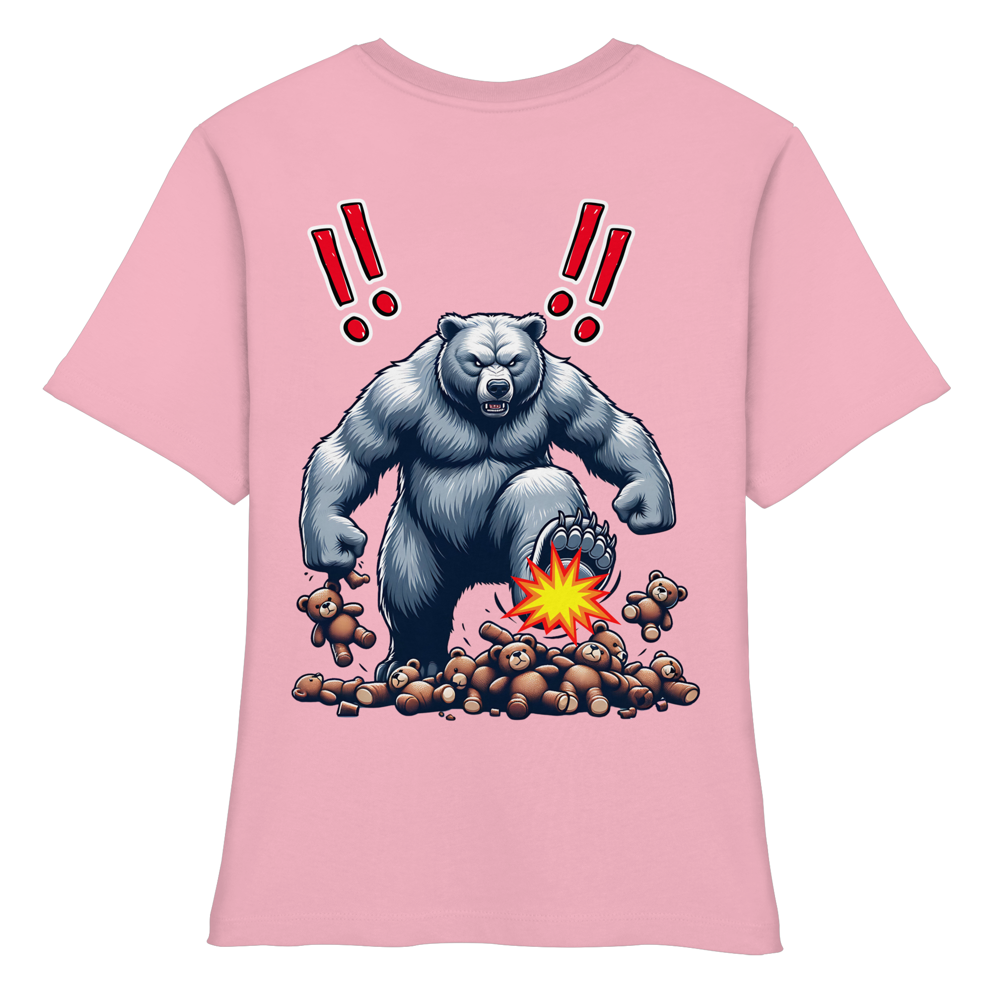 Teddy Terror - Fitted Ladies Organic Shirt