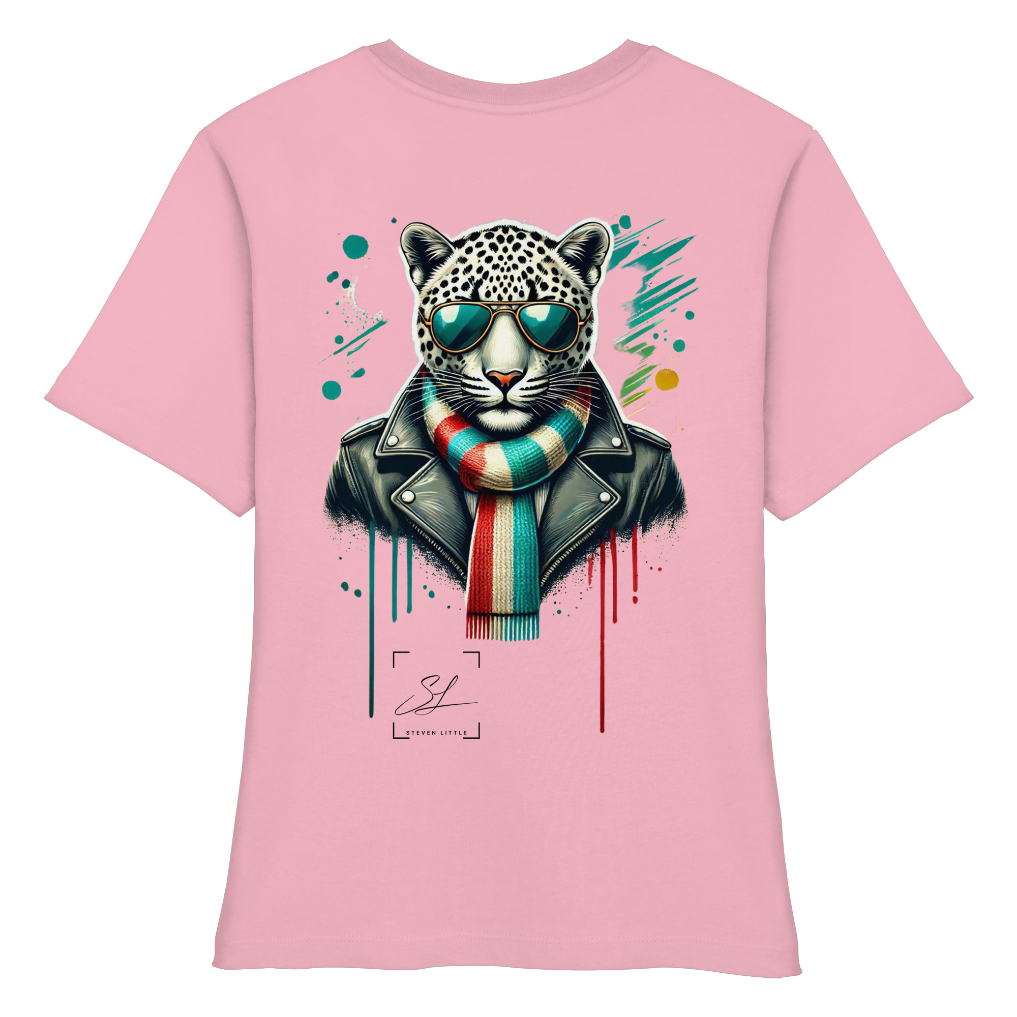 Urban Leopard - Fitted Ladies Organic Shirt