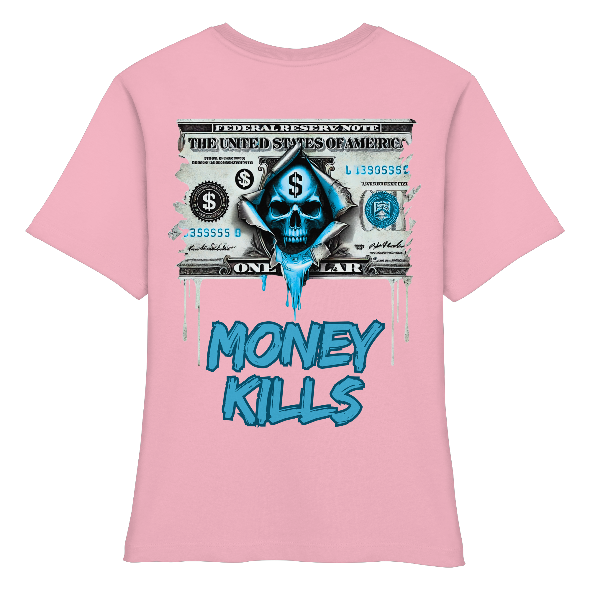 Money Kills - Fitted Ladies Organic Shirt