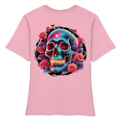 Glow Skull - Fitted Ladies Organic Shirt
