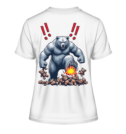 Teddy Terror - Fitted Ladies Organic Shirt
