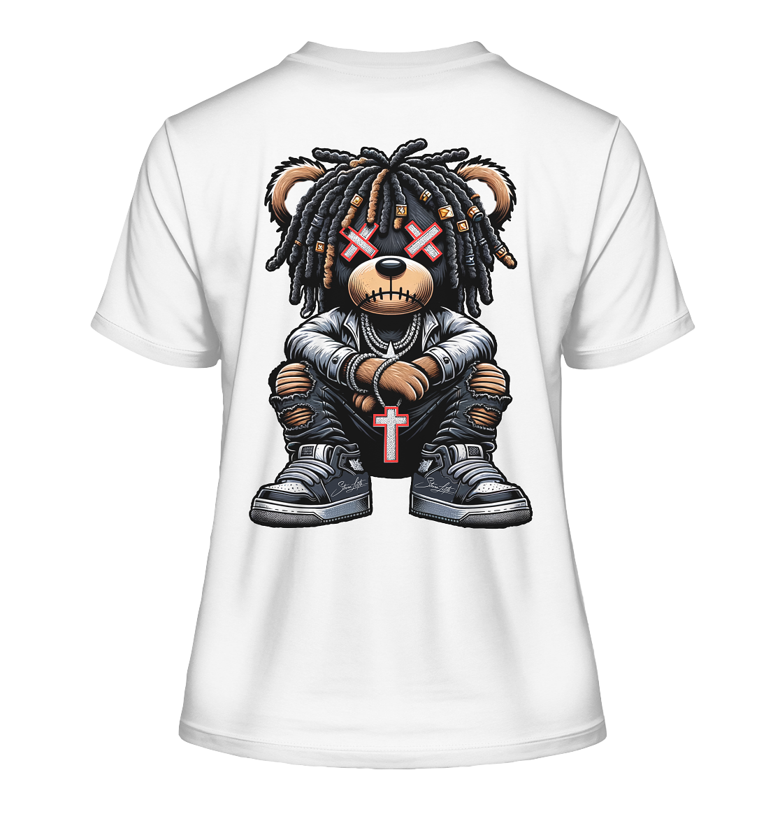 Badass Teddy - Fitted Organic Shirt
