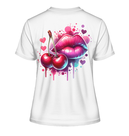 Cherry Kiss - Fitted Ladies Organic Shirt