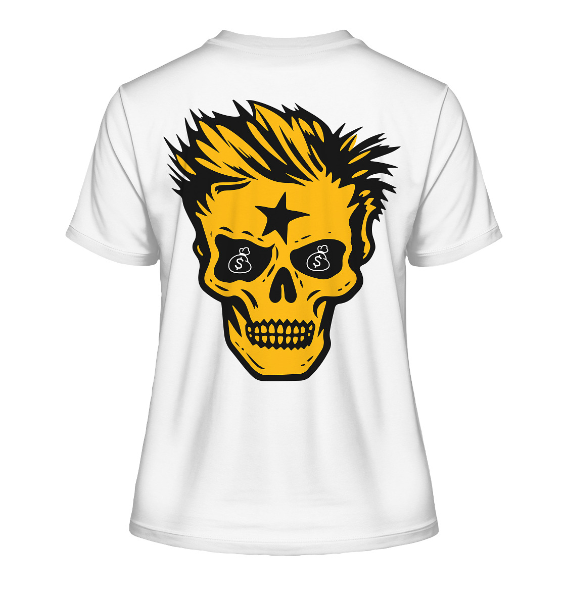 Golden Skull Dreams - Chemise bio ajustée pour femme